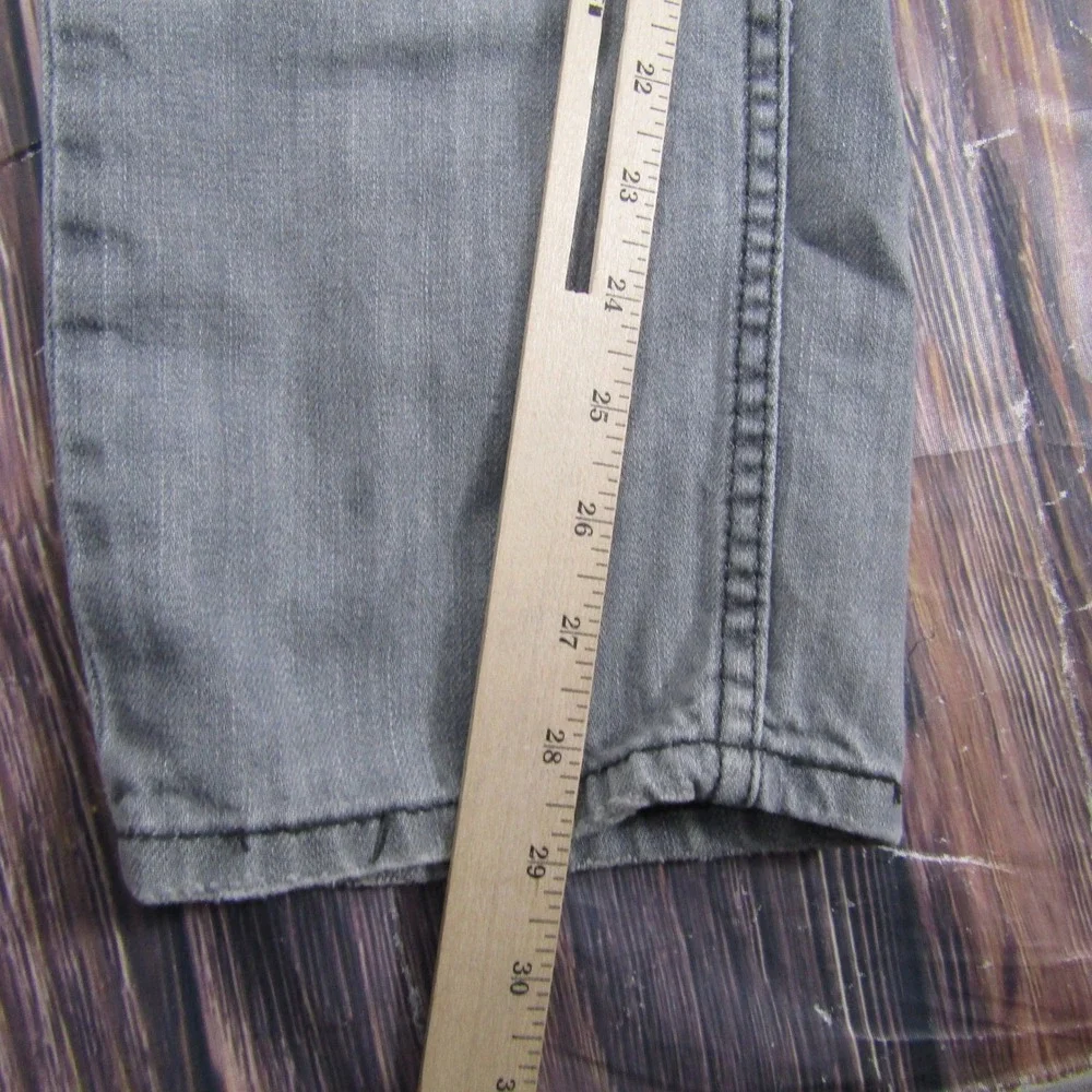 Levi's 511 Slim Fit Jeans Mens 32x29 Gray Denim Pants Classic Casual II69-11